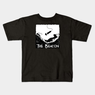 The Beacon - monochrome & tattered Kids T-Shirt